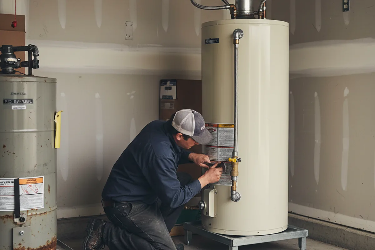 Water heater and shutoff valve replacement in Alameda