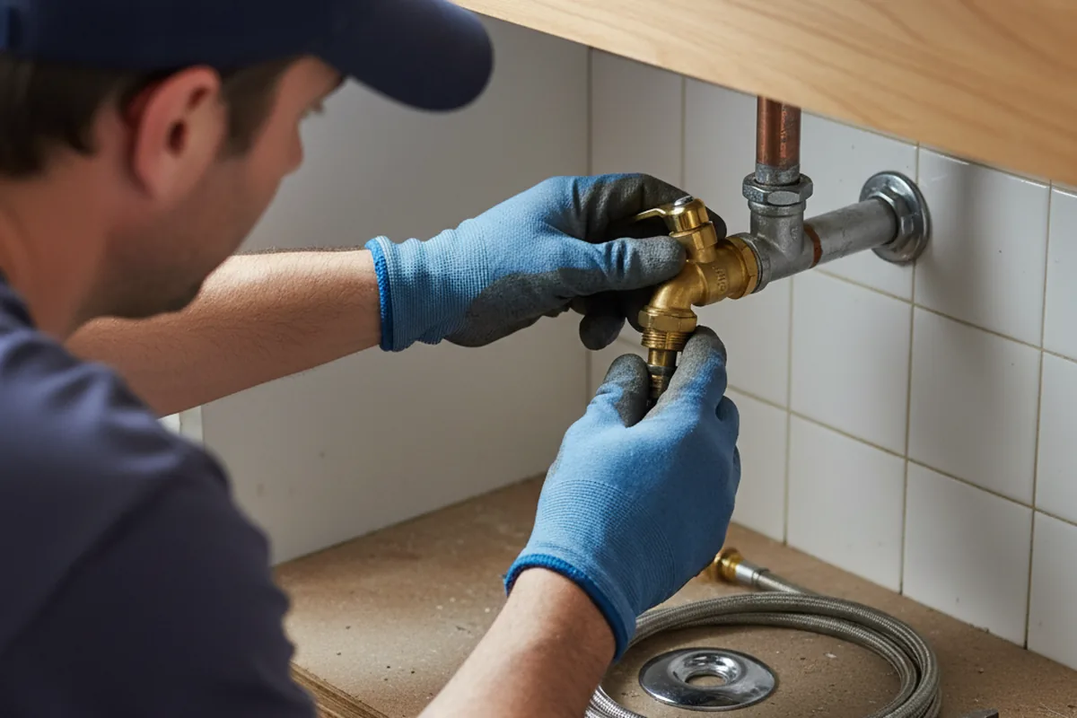 Shutoff valve and fitting work during Faucet and Fixture Repair in Alameda